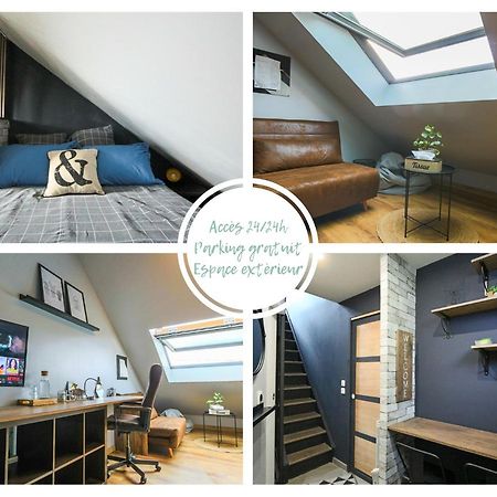 Maisonnette En Duplex Avec Terrasse Breux-Jouy Bagian luar foto