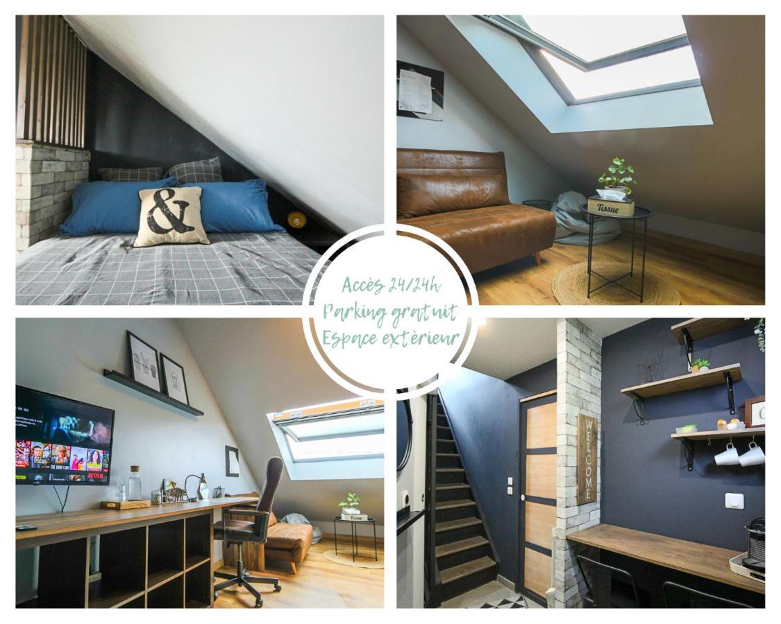 Maisonnette En Duplex Avec Terrasse Breux-Jouy Bagian luar foto
